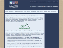 Tablet Screenshot of nccmeetings.com